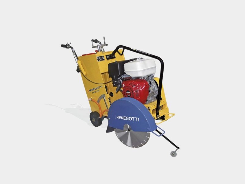 Cortadora de pisos mcp 195 com motor menegotti 390 13hp