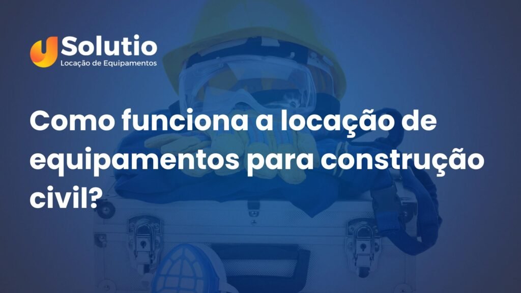 locação de equipamentos